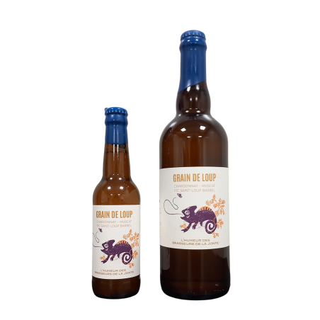 Grain de Loup – Grape Ale Chardonnay / Muscat – Vieillie 8 mois en barrique